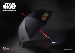 Ready in Stock-Beast Kingdom 1:1 Star Wars LED Illuminated Lightsaber Straight Handle Umbrella Prop Umbrella Toy Gift
