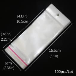 OPP self sealing transparent plastic bag, cellophane, self-adhesive packaging, jewelry, candy, cookies, gift packaging bag