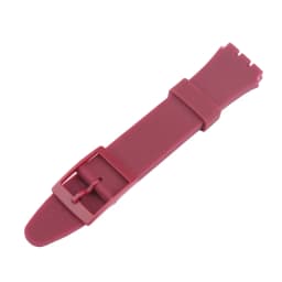Watch strap accessories compatible for Swatch 17mm19mm colorful silicone rubber waterproof wristband bracelet for men and women