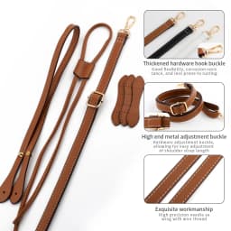 DIY Handmade Knitting Crochet Backpack Shoulder Bag Straps Handbag Handles Replacement Accessories for DIY Bucket Bag Handles