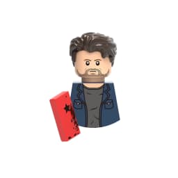 Blind Box Mini Building Blocks TV6207 Figures Big Goblin Spiderman Iron Man Venom Captain Hawk Deadpool Armor Christmas Gift Toy