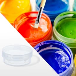 100Pcs 5g Make Up Jars Mini Sample Bottle Sealing Pot Face Cream Container Plastic Transparent Case Salad Sauce Portable Box