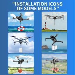Universal Airdrop System For DJI Mini 5 4 3 Pro/Mavic 3/Mini 2/AIR 3S/2S/Mavic 2/SJRC F11S/Fimi X8 SE Drone Gift Thrower