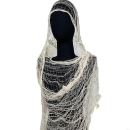 DXAE Distressed Cotton Shawl Ripped Scarf Neck Shawl Wrap for Adult Youth All Matching Hole Scarf Photo Accessories for Women