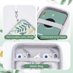 Phomemo A30 Label Printer with Storage Case Wireless Bluetooth Printer Gift Ribbon Printer DIY Gifts and Journaling