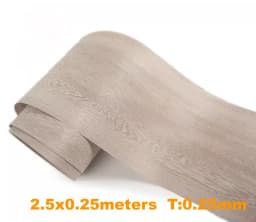 0.2-0.25mm Natural Thin Wood Veneer Roll White Oak Black Walnut Ebony Furniture Decorative Surface Board Panel Veener