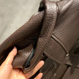 Grained Leather Jacket Ladies Biker Leather Coat Detachable Sleeve Bomber in Sheepskin H021