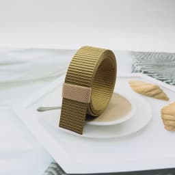 38mm Tank Pattern Nylon Woven Belt, 130-170cm Extended Strap, Durable Casual Waist Belt, Adjustable Daily Outdoor Body Accessory