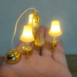 1pcs Mini Dollhouse Fashion Pocket Mini Can Be Bright Wall Lamp(No Battery) Decor Accessories Dollhouse Furniture Toys