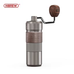 HiBREW Manual Coffee Grinder Aluminum Conical Burr Capacity 22g Hand Coffee Grinder with 11 Levels Adjustable Setting Pour Over