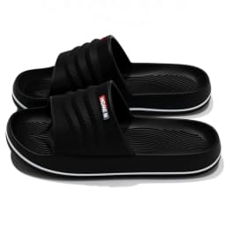 Lightweight Soft Sole House Slippers Men 2026 Summer Indoor Non Slip Eva Platform Slides Men Thick Bottom Casual Couple Shoes