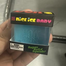 NeeDoh@ 2.5 CM/1 IN. Nice Ice Sensory Squeeze Single Mini Nice Cube in Assorted Colors Anti-Stress Pressure Relief For Adults