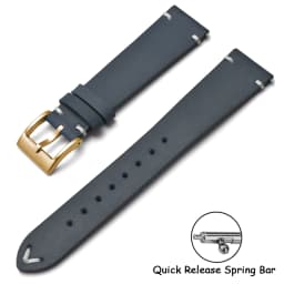 Quick Release Crazy Horse Leather Watch Band 18mm 20mm 22mm Brown Leather Watch Bracelet Men Women for Seiko Omega Huawei Belt