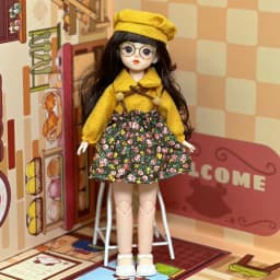 1/6 Bjd Doll Starry Blue Eyes 30CM 23 Movable Jointed Dolls Fashion Dress DIY Toy Dolls with Shoes for Children Birthday Gifts