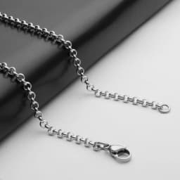 Thickness 2mm-4mm 304 Stainless Steel Link Chain Necklace Silver Color Link Classic Curb Chain for Men Women Jewelry Findings