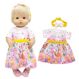 Fit 38 Cm Nenuco Doll Clothes Blue Coat Shirt Pants Ropa Y Su Hermanita Reborn Baby Doll Costumes Kids Gifts