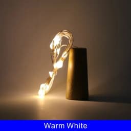 2 Meter 20 Led 1 Meter 10 Led Bottle Fairy String Lights Cork Christmas Wedding Party