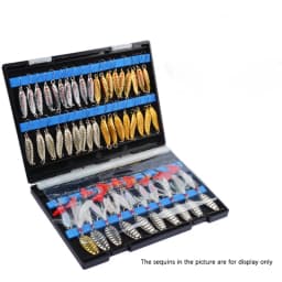 Ultra-thin hard-shell Luya sequin bait box, small bait bag, portable Luya bait box, sequin horse mouth sequin storage box