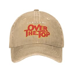 Over The Top Logo Movie Baseball Cap Lincoln Hawk Distressed Denim Washed Hat Vintage Outdoor All Seasons Adjustable Sun Cap
