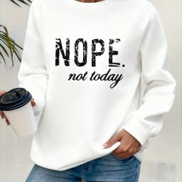 Women's Autumn and Winter Loose Casual Comfortable Tree and Bird Design Printed Velvet Long-Sleeved Round Neck Hoodie Pullover