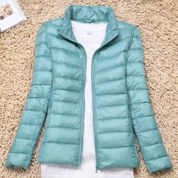 Women's Ultralight Thin down Jacket Quilted Coat Hooded Lightweight Silk Fiber Fill Fall Fashion Ladies' Premium Clothing