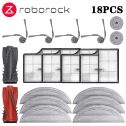 Roborock Saros 10 / S9 MaxV Ultra Robot Vacuum Spare Parts Main Side Brushes Mop Cloths HEPA Filters Dust Bags Accessories