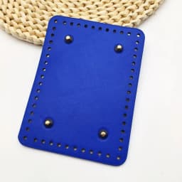 Rectangle Shaped PU Bag Bottom For Knitted Bag Crochet Bag Durable Bag Bottom With Rivet Bag Accessorie
