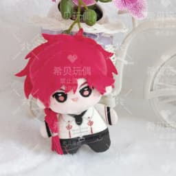 Link Click Felix Anime Mini Doll Adorable Print Starfish Body 10CM Pendant Plush Stuffed Dolls Puppet Keychain Toys Xmas Gift