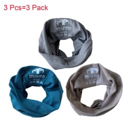 100% Merino Wool Neck Gaiter Light Quick Dry Breathable Face Mask for Ski Hiking Neck Tube Scarf Multifunctional Headwear