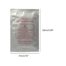 Efficient Cleaning Polishing Cloth Wipe Soft Clean Wipes Watch Repair Tool for Watch Makers Silver Gold Jewelry Phone