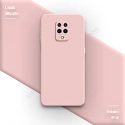 Luxury Original Liquid Silicone Matte Case for Xiaomi Redmi Note 9 Pro Max 9S 9T Note9pro Cute Camera Protective Thin Back Cover