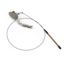 Accessories Mouse Replacement Head for Funny Cat Stick Toy Bell Cats Rod Teaser Kitten Feather Pet Toy