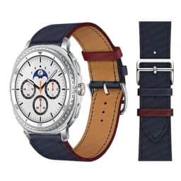 Band for Samsung Galaxy Watch 8/8 Classic/Ultra 2025 47mm 44mm 40mm 46mm Leather Wrist Belt Correa Bracelet Galaxy watch 8 Strap