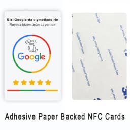High Quality NFC Google Reviews NFC Card in German Dutch French Spanish English Polish Writing