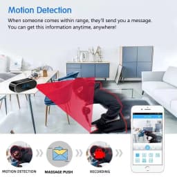 HD4K， New Wi Fi Mini Clock Camera, Upgraded Remote Viewing, Sports Detection, Infrared Night Vision, Home HD Camera