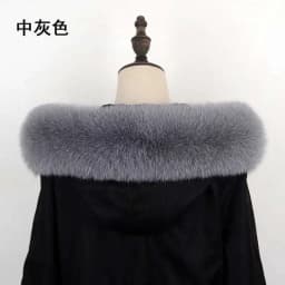 Real Fox Fur Collar 100% Natural Fur Scarf Women Winter Luxury Warm Fur Shawl Ladies Geniue Fur Scarves For Coat Down Jacket Men