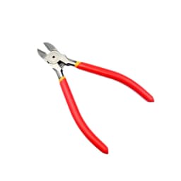Watchmaker's Flush Cut Pliers - Tungsten Carbide Angled Cutters for Jewelry Repair