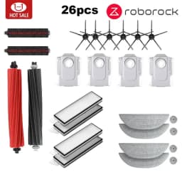 Roborock S8 Max V Ultra G20s Robot Vacuum Cleaner Accessories Mop Choth Vacuum Bags Side Brush Filter Replaceable Spare Parts