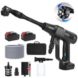 6 in1 Brushless Electric High Pressure Washer Cordless 80Bar Car Garden Water Gun