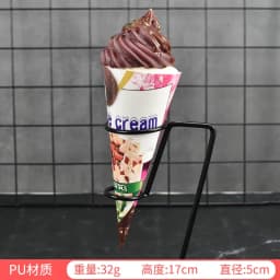 1pc/lot Simulation Ice Cream Cone Dessert Ice Cream Milk Tea Shop Decoration Fake Fruit Ice Cream Props Decoration Model DIY