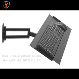 Racing emulator aluminum bracket special plate wall-mounted telescopic adjustment handle wireless mouse rotating keyboard holder