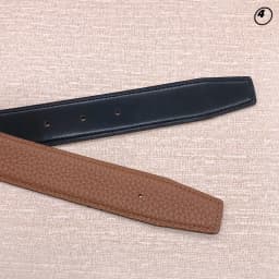 2026 WITHOUT BUCKLE new design 3.2cm high quality men women togo genuine leather strap trousers first layer belt
