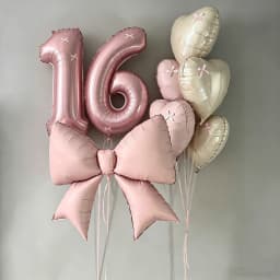 40inch Pink Foil Number Balloon Set (Optional 18inch Heart Balloons) Paired with Pink Valentine's Day/Birthday/Anniversary Party Decorations, Christmas Accessories, Themed Balloons, Retro Chrome Balloons, Balloons for Birthdays, Reusable Balloon Flowers, Personalized Balloons, Holiday Decorations, Elegant Party Decorations, Reusable Decorations, Premium Balloon Set, Gift Shopper, Party Organizer, Christmas Decorations