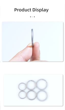 2PCS 20-32MM Titanium Alloy Rotating Ring Buckle Keychain Waist Belt Buckle Spring Lock Keyring Outdoor Tool EDC Unboxing Tool