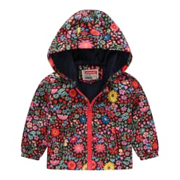 Boys and Girls Wind Cap Coat Assorted Cartoon Pattern Printed Zipper Coat Children Spring Wear