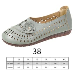 Soft Sole Leather Shoes Soft Flat Bottom Loafers Soft Flat Bottom Loafers Leisure Slip-on Corrective Breathable Flats PU Leather