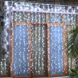 4 to 30M Led Curtain String Light Waterproof Connectable Twinkle Light Garland Outdoor Christmas Icicle Light For Eaves Decor