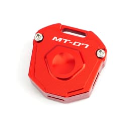 CNC Key Cover Case Shell Protection & Embroidery Keyring Keychain Key Chain Motorcycle Accessories For Yamaha MT07 MT-07 MT 07