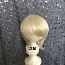 Doll's Wig for 1/3 1/4 1/6 1/8 Male Female Bjd Doll Wolf Tail Type Short Hair Diy Girl Toys Dress Up Doll Accessories, No Doll