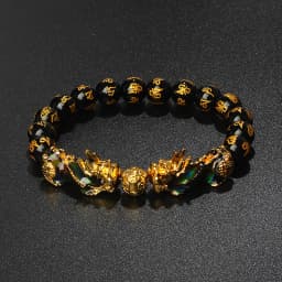 Color Changed Feng Shui Pi Xiu Bracelets Men Nature Stone Lucky Amulet Charm Beaded Bracelets Women Pi Yao Brave Wealth Jewelry